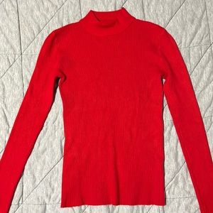 Shein red sweater, size M